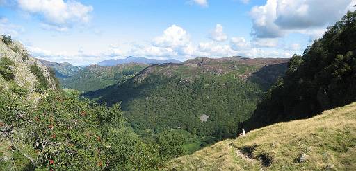 Panorama.jpg - Brian on the ascent to Glaramara via Bessy Boot.